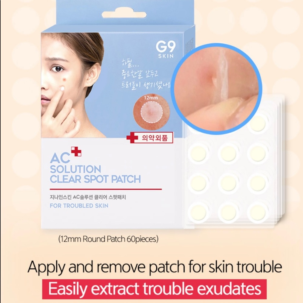 G9 Skin clear spot patch for acne, blemishes